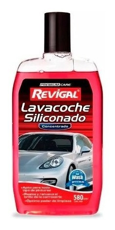 Imagen 1 de 4 de Shampoo Ph Neutro Lava Auto Coche Siliconado 580cm3 Revigal