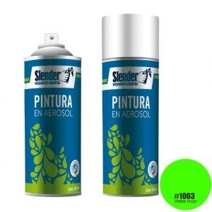 Pintura Aerosol Slender 400ml.p/int.y Ext.verde Fluo (1003)