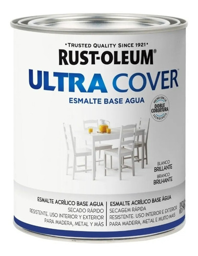 Ultra Cover Rust Oleum Esmalte Al Agua X1 Pintu Don Luis Mdp