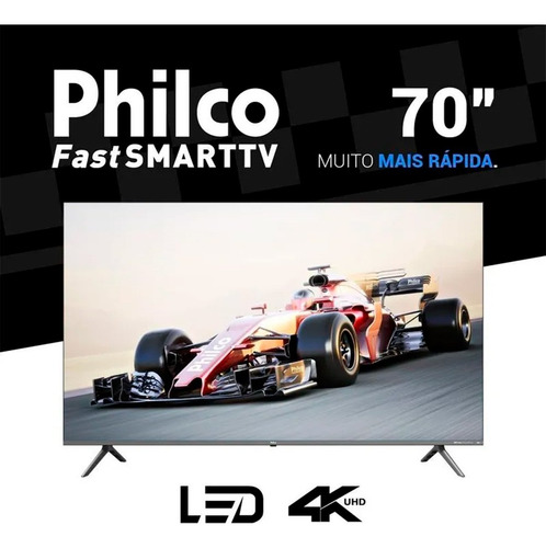 Smart Tv 70 Lcd Led Philco Ptv70g2sgsgb - 4k Uhd, Google -