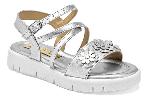 Sandalias Niña Sexy Girl 2207 Plata 18-21 125-743