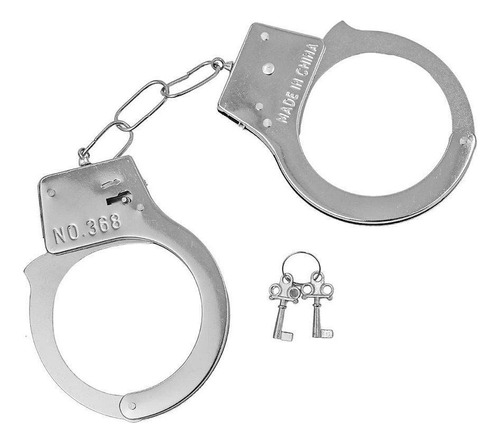 Juego de disfraces de fiesta Handcuffs Metal Chaves