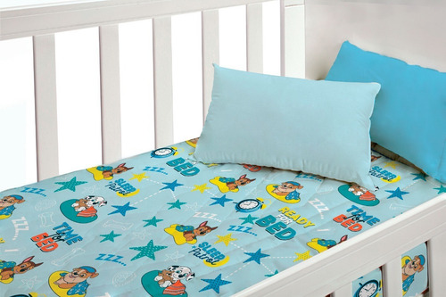 Imagen 3 de 6 de Acolchado Cuna Funcional Bebe Paw Patrol Piñata Reversible