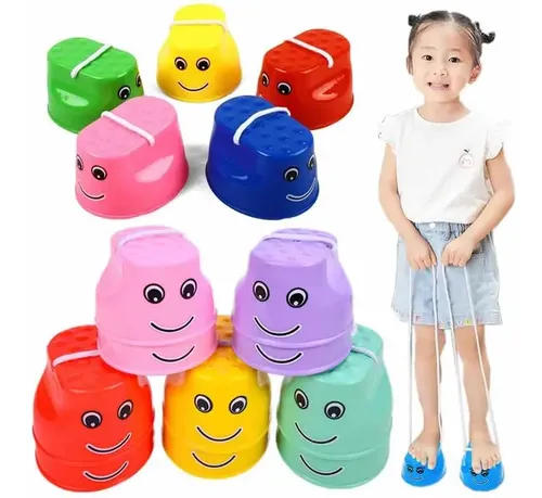 Zancos De Equilibrio Para Niños – Juguete De Ejercicio Con Carga De Peso Para Coordinación Y Diversión En Casa O Patio