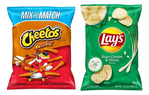 Pack De Cheetos Crunchy Mix And Match + Lays 1 Sabor