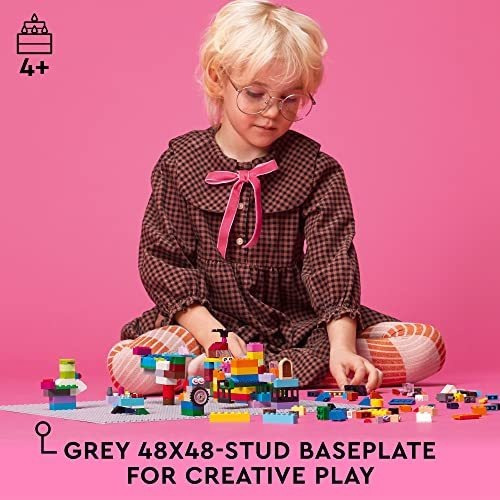Kit De Construcción Lego Classic Grey Baseplate 11024, Cuadr