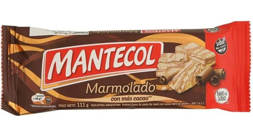 Mantecol Marmolado 111 Gramos Pack 6 Unidades 