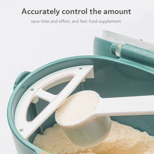 Contenedor Portátil De Leche En Polvo Con Asa Para Bebé Agua
