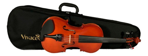 Violino Mozart Vivace 3/4 Mo34 Tampo Spruce Arco Breu Estojo Cor Natural