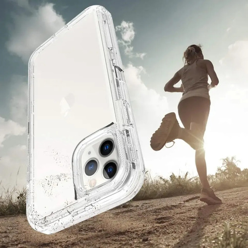 Funda Para Redmi Uso Rudo 360 Transparente Antigolpes Con Marco Frontal Combo 3 En 1