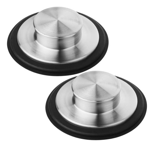 2 Uds.tapones Drenaje Para Fregadero Cocina Acero Inoxid [u]