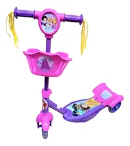 Comprar Monopatin Frozen Princesas 3 Ruedas Con Canasto Luz Y Sonido