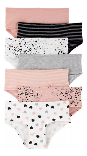 Calcinha Infantil Carters C/7 Unidades 4-5 Anos