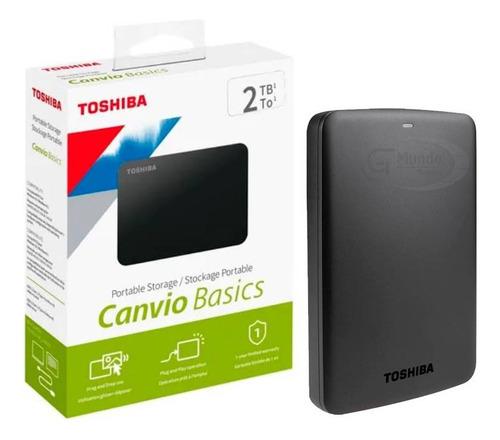 Disco Duro Externo Toshiba 2tb Basics 2.5 