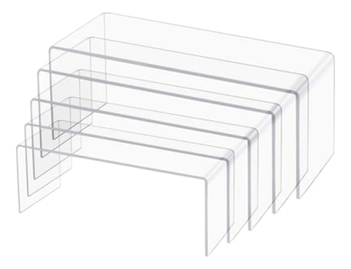 Rizadores De Exhibición De Acrílico Conjunto De 5 3 Mm