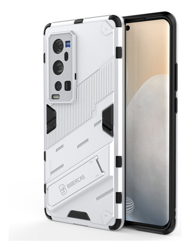 Funda Protectora Plateada Para Vivo X60 Pro Plus 5g