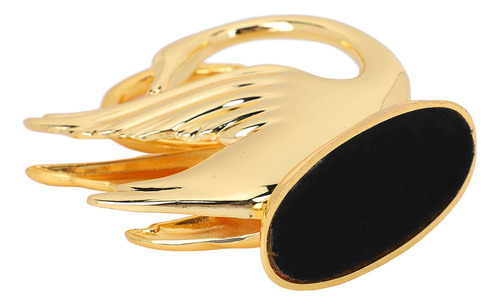 For , Servilletero Con Forma De Cisne, Diseño Dorado, De
