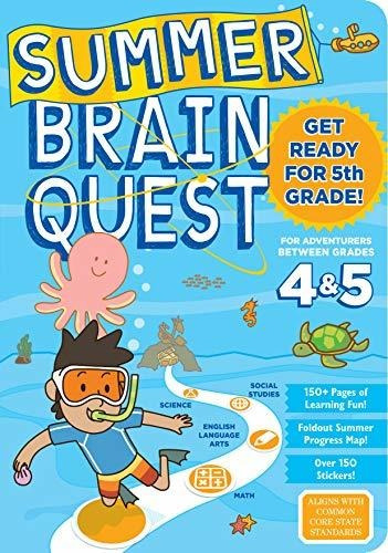Book : Summer Brain Quest Between Grades 4 And 5 - Workman.
