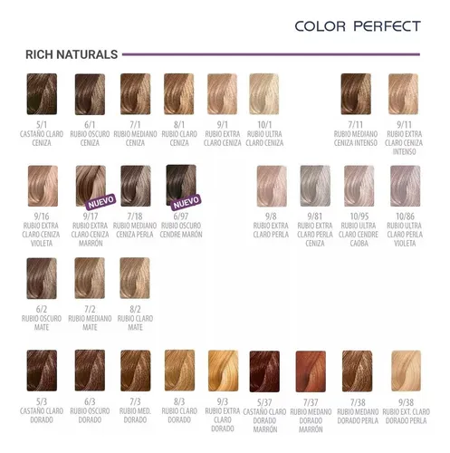 Wella Color Perfect Coloración X 60 Ml