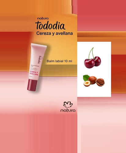 Balsamo Regenerador Cereza Avellana X2 Tododia Natura Vegano