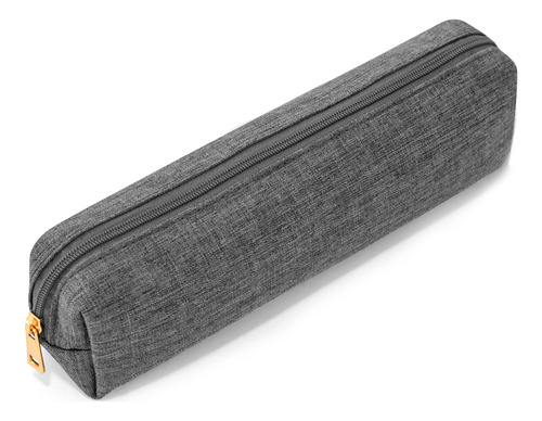 Estojo Tecido Liso Basic Cor Cinza claro