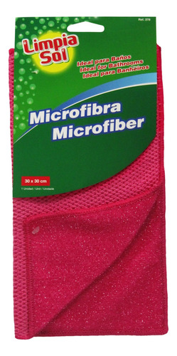 Limpia Sol Paño De Microfibra Baño 30 X 30 (x3 Unid)