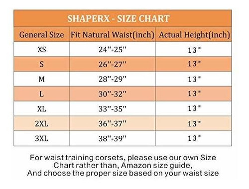Shaperx Mujeres Cintura Curvilinea Resistente Corses De Acer