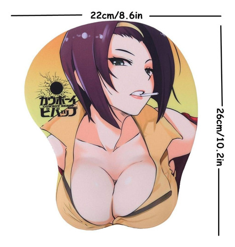 Alfombrillas De Raton Cowboybebop Anime Boob Oppai Gaming...