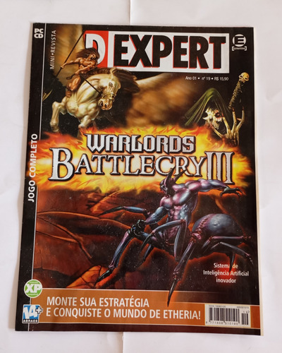 Revista Pôster Cd Expert Ano 1 No 19 Tomb Raider ( Sem Cd ) (Usado)