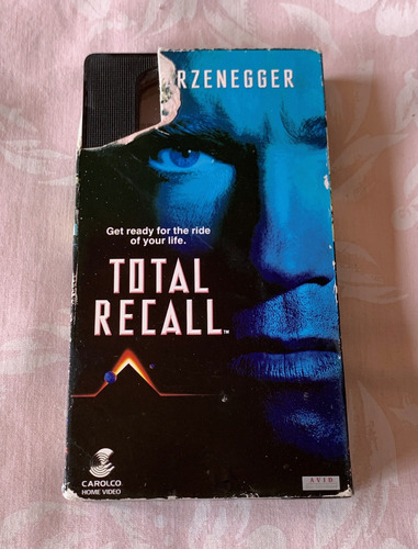 Schwarzenegger Total Recall En Ingles Vhs 1990 - Detalle