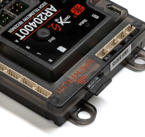 Spektrum Ar20400t Receptor De Telemetría Powersafe De 20 Can