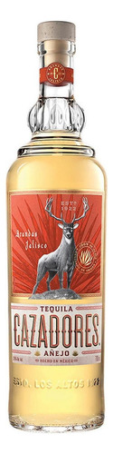 Pack De 12 Tequila Cazadores Añejo 700 Ml
