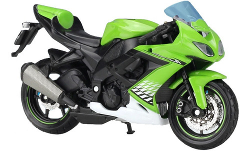 Modelo De Aleación De Motocicleta 1:18 Para Ninja Zx-10r