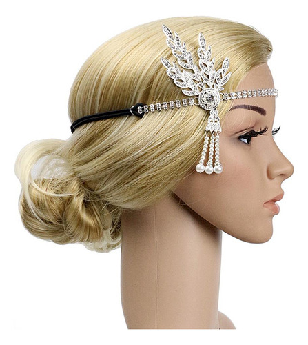 Diadema De Mujer Vintage Plata