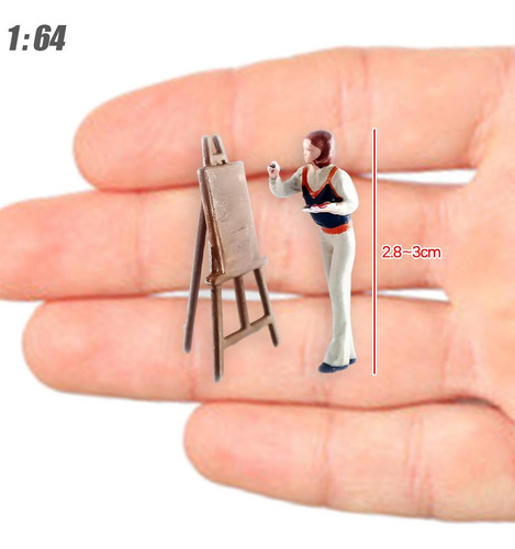 Lector De Figuras 1:64 Y Modelo De Personaje De Artista Para