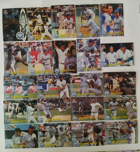 Barajitas De Coleccion Beisbol Venezolano Line-up 97/98