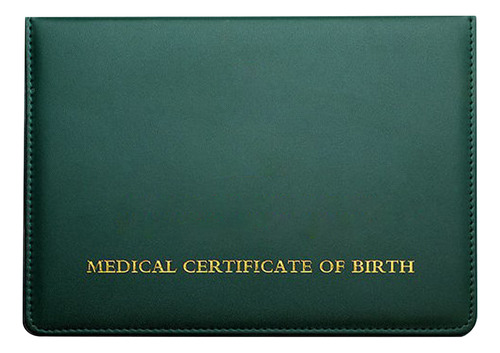 Capa De Certidão De Nascimento Portátil, Protetora Versátil