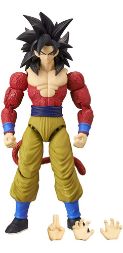 Muñeco Colección Super Saiyan 4 Goku Figura Dragon Ball 