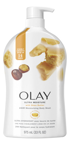 Olay Ultra Moisture Body Wash Con Manteca De Karité, 33 Oz