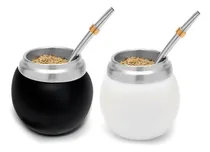 Comprar Mate Acero Inox Doble Pared Tipo Calabaza D+m Bazar