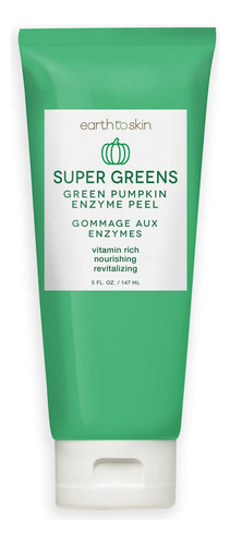 Earth To Skin Super Greens Green Pumpkin Enzyme Peel, 5 Oz/1