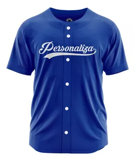 Jersey Béisbol Personalizable Texto Número Talla 2xg 3xg 4xg