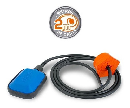 Imagen 3 de 5 de Flotador Controlador De Nivel Para Motobombas, 2m De Cable
