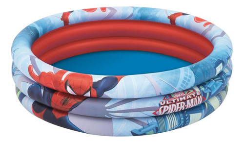 Piscina Inflable Infantil Redonda 3 Aros Spider Man Bestway