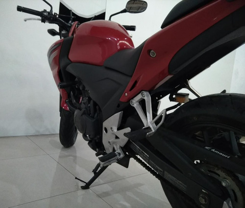 Imagem 7 de 15 de Moto Honda Cb 500f Vermelha 2015 Es