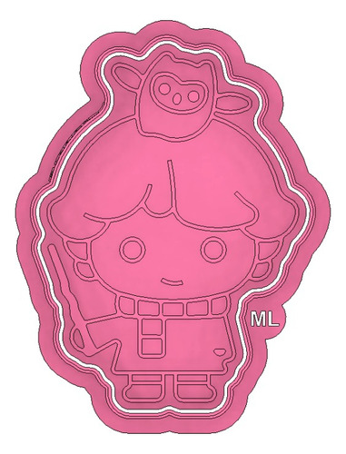 Cortador De Galleta Ron Harry Potter 10cm