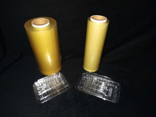 Imagen 2 de 6 de Bandejas Plásticas Para Servir O Envolver Alimentos.