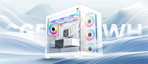 Fan 120mm Deepcool Df12025 Daisy Chain Pwm Argb White Caudal Blanco