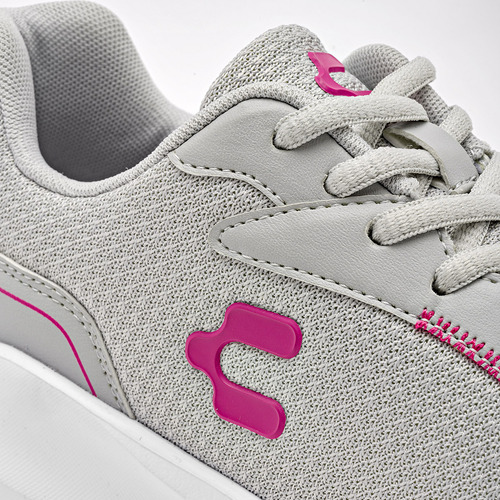 Tenis Mujer Charly 1059886003 Gris Fucsia 127-457