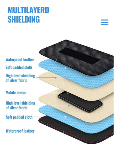 Funda Para Tarjetas Faraday, Llaves De Coche, Bloqueador De
